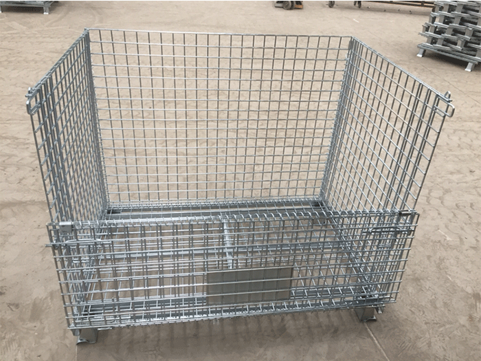 Metal wire mesh storage cage containers Spieth
